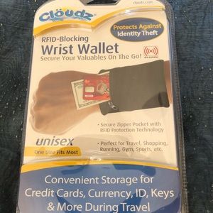 Cloudz RIFD Blocking Wrist Wallet